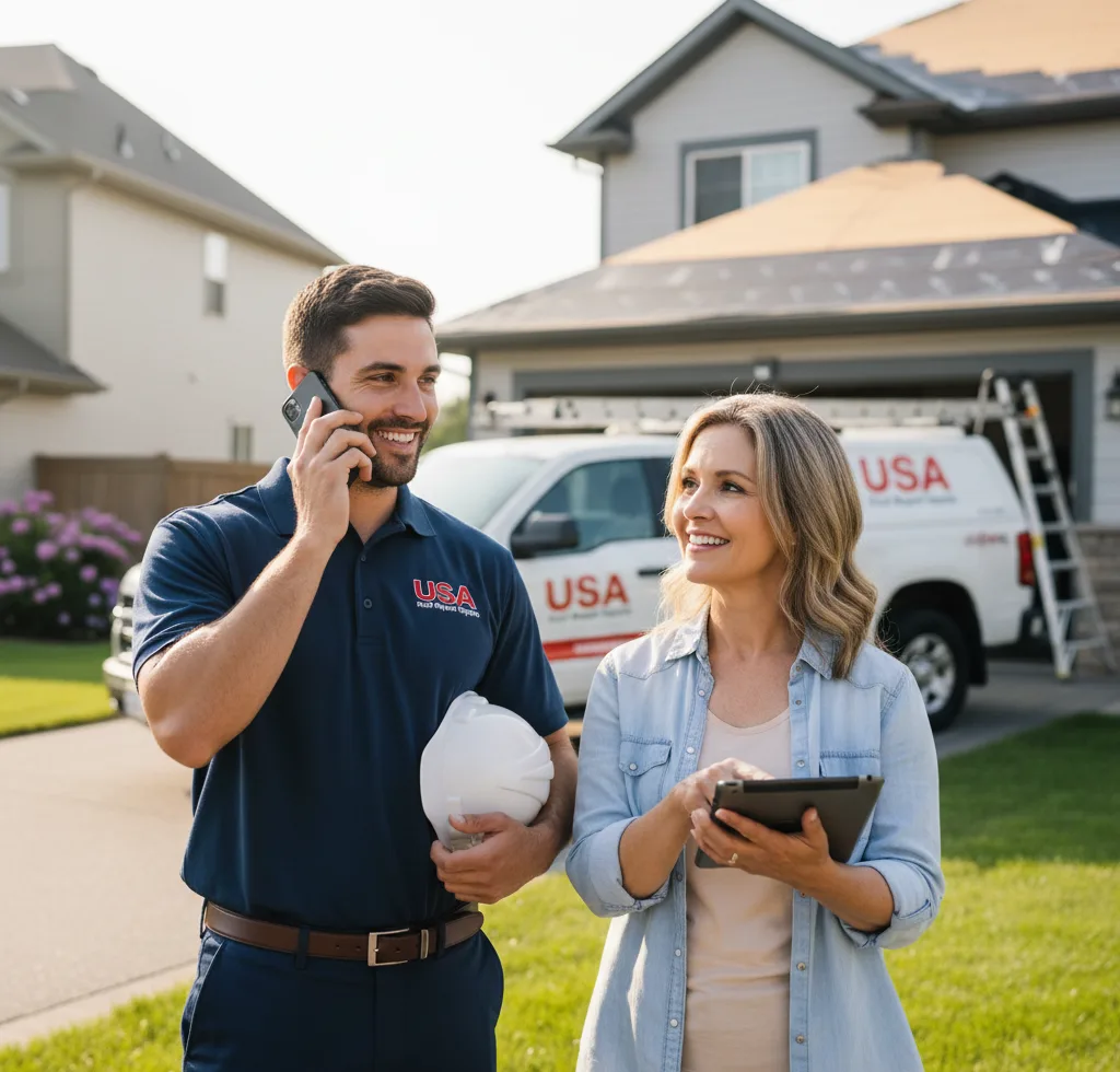 USA Roof Repair Experts customer support in East Petersburg